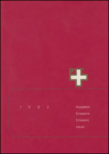 PTT-Jahrbuch Schweiz 1982, postfrisch **