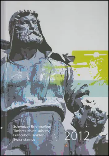 PTT-Jahrbuch Schweiz 2012, postfrisch **