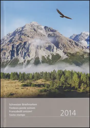 PTT-Jahrbuch Schweiz 2014, postfrisch **