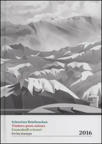 PTT-Jahrbuch Schweiz 2016, postfrisch **