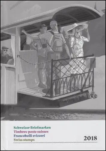 PTT-Jahrbuch Schweiz 2018, postfrisch **
