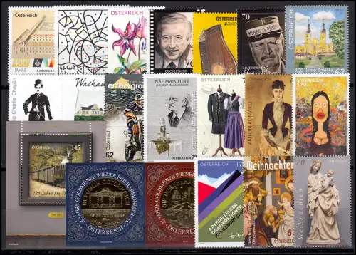 3115-3176 Österreich-Jahrgang 2014 komplett, postfrisch **