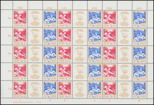 1761-1762 FDGB 1972, ZD-Bogen, FN I **