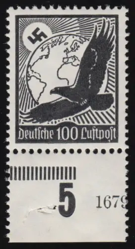 537x Flugpostmarke 1934 100 Pf, postfrisch **