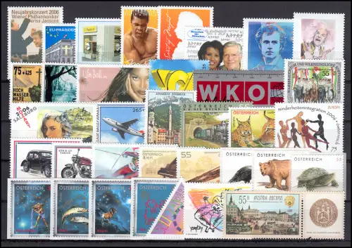 2564-2629 Österreich-Jahrgang 2006 komplett, postfrisch **