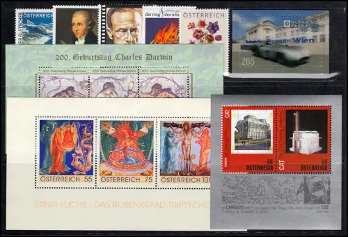 2787-2846 Österreich-Jahrgang 2009 komplett, postfrisch **