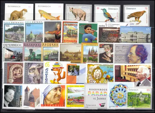 2847-2904 Österreich-Jahrgang 2010 komplett, postfrisch **
