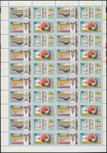 2557-2560 Geophysik 1980, ZD-Bogen, FN2 **