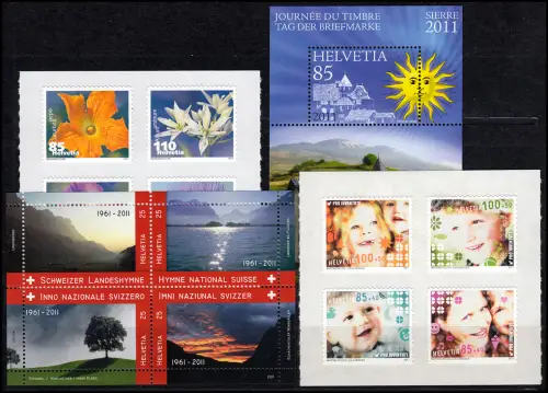 2186-2232 Schweiz-Jahrgang 2011 komplett, postfrisch **