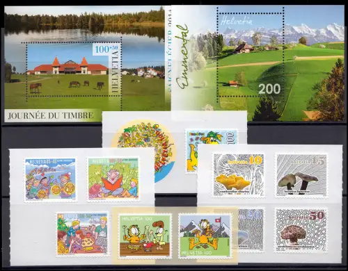 2326-2374 Schweiz-Jahrgang 2014 komplett, postfrisch **