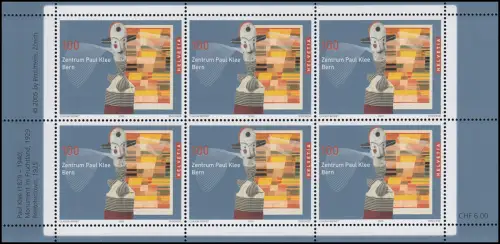 1922 Eröffnung des Paul-Klee-Zentrums Bern 2005 - Kleinbogen **