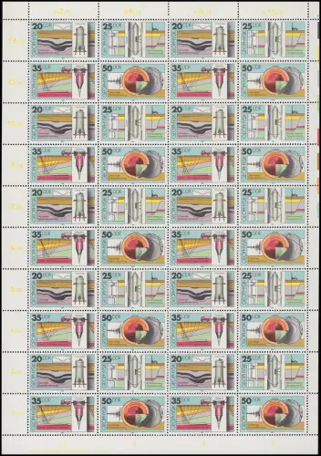 2557-2560 Geophysik 1980, ZD-Bogen, FN1 **