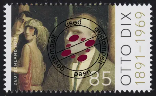 3267 Otto Dix, Maler - gestempelt O