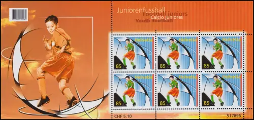 1959 Fußball EM - Juniorenfußball, Kleinbogen postfrisch **