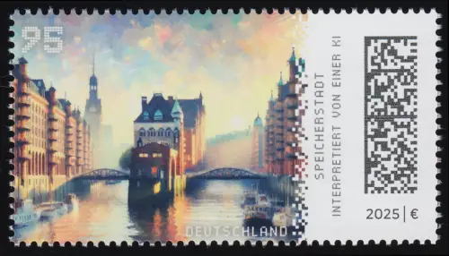 3914 Historische Bauwerke - Speicherstadt Hamburg, NASSKLEBEND, postfrisch **