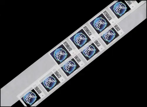 Rock am Ring - Blau-Gelbe Sonne 5er-Rollenanfang + 5er-Rollenende, postfrisch **