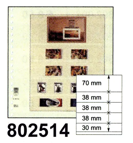 LINDNER-T-Blanko - Einzelblatt 802 514