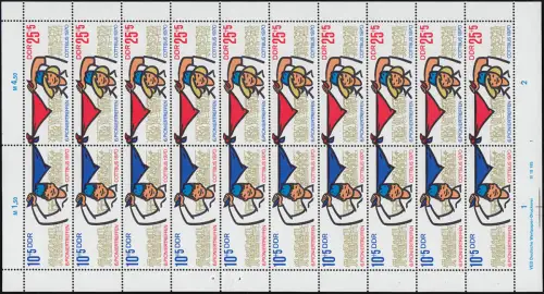 1596-1597 Pioniertreffen 1970, ZD-Bogen, FN1 **