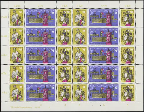 1478-1480 Berlin 1969, ZD-Bogen, FN2 **