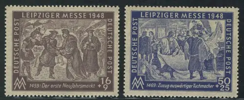 198-199 Leipziger Herbstmesse 1948, Satz postfrisch **