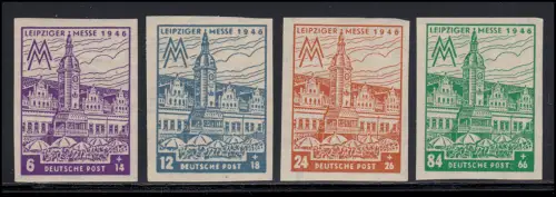 162-165BX Leipziger Messe, Typ BX, Satz (vier Werte) postfrisch **