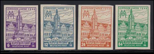 162-165BX Leipziger Messe, Typ BX, Satz (vier Werte) postfrisch **