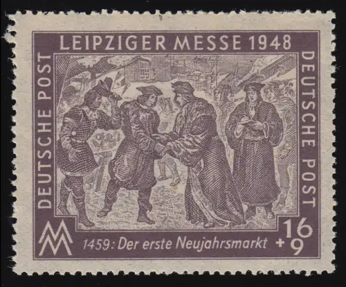 198 IX Leipziger Herbstmesse mit PLF IX weißer Fleck neben Ellenbogen links, **