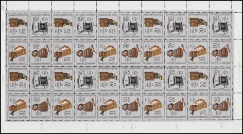 3226-3229 Fernsprechapparate 1989, ZD-Bogen FN3, postfrisch **