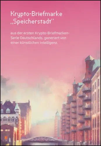 132d Markenheftchen PINK mit 3917 Speicherstadt Hamburg, orig. postfrisch **