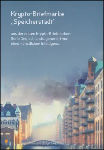 132c Markenheftchen BLAU mit 3917 Speicherstadt Hamburg, orig. postfrisch **