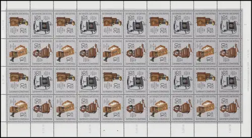 3226-3229 Fernsprechapparate 1989, ZD-Bogen FN2, postfrisch **