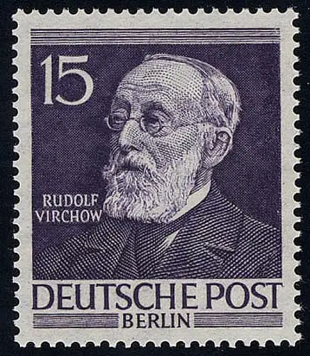 96 Virchow 15 Pf, postfrisch **