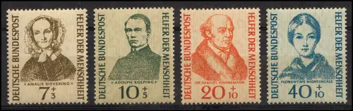 222-225 Wofa 1955 - sauber postfrischer Satz, ** / MNH