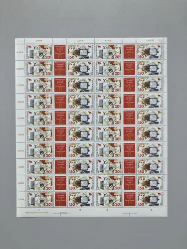 3086-3087 FDGB 1987, ZD-Bogen, FN1 **