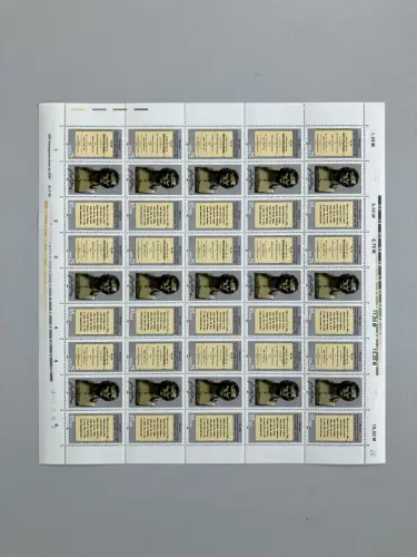 3254-3255 Schiller 1989, ZD-Bogen, postfrisch **