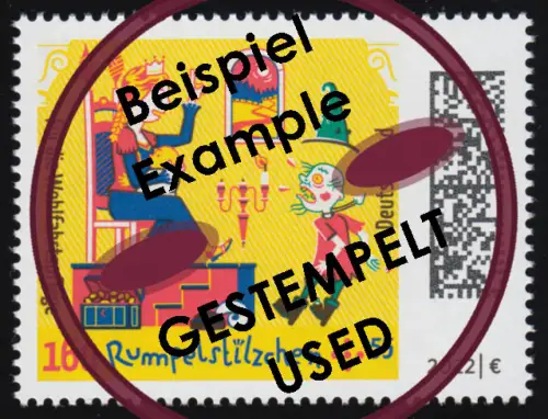 3666 Rumpelstilzchen 160 Cent, nassklebend, O