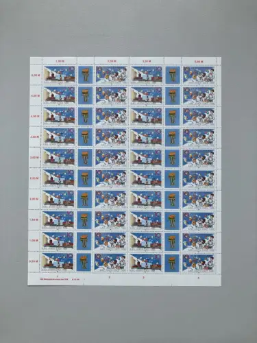 3181-3182 Pioniertreffen 1988, ZD-Bogen, FN1  **