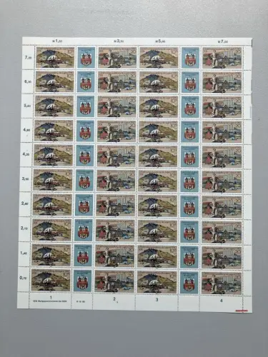 2532-2533 Zella-Mehlis 1980, ZD-Bogen, FN3 **
