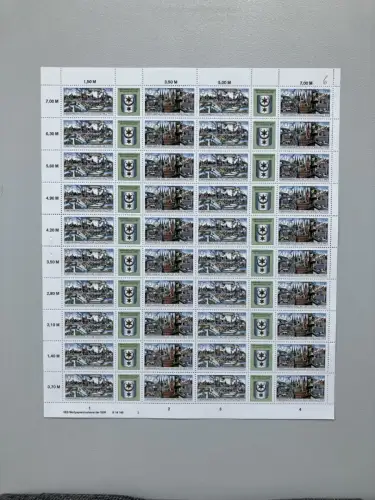 3338-3339 Halle/Saale 1990, ZD-Bogen, FN2 **