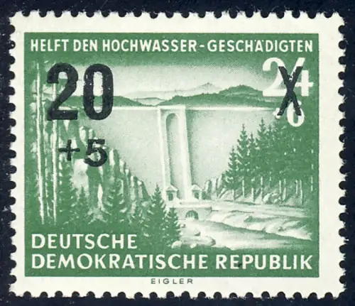 449 Hochwassergeschädigte, postfrisch **