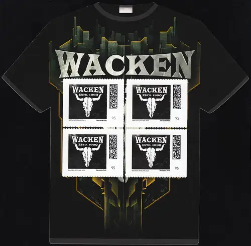 Wacken Open Air 2025 - Block im T-Shirt-Format, postfrisch **