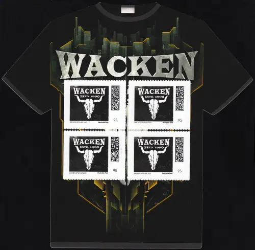 Wacken Open Air 2025 - Block im T-Shirt-Format, postfrisch **