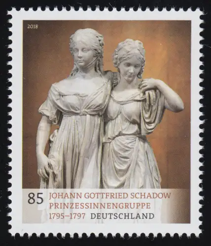 3416 Johann Gottfried Schadow: Die Prinzessinnengruppe, postfrisch **