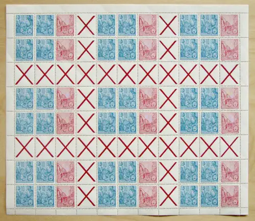 MHB 3 - Fünfjahrplan, Markenheftchenbogen **