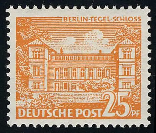 50 Berliner Bauten 25 Pf, postfrisch **