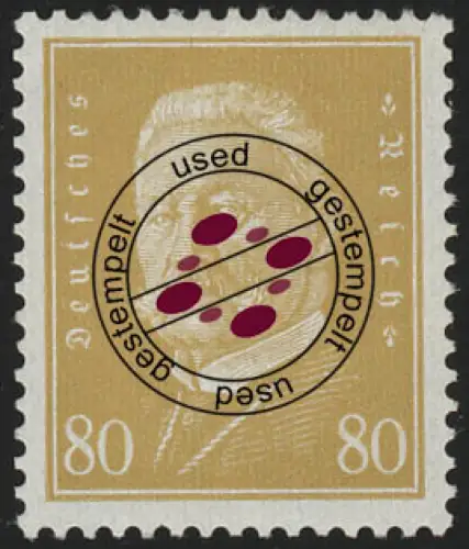 437 Reichspräsidenten 80 Pf O