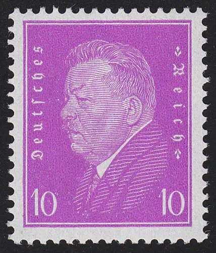 435 Reichspräsidenten 10 Pf, postfrisch **
