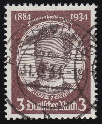 540ya Kolonialforscher 3 Pf, gestempelt O