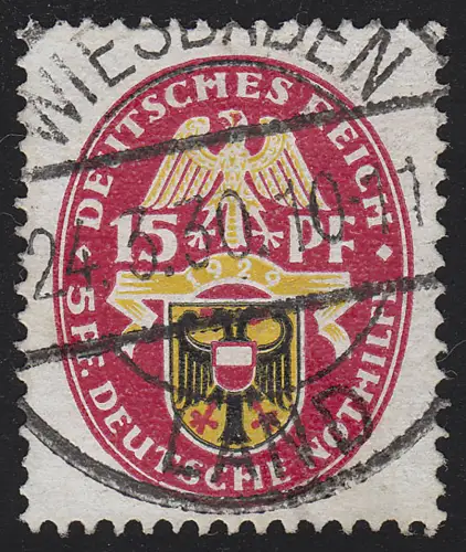 432 Nothilfe Wappen Lübeck 15+5 Pf O