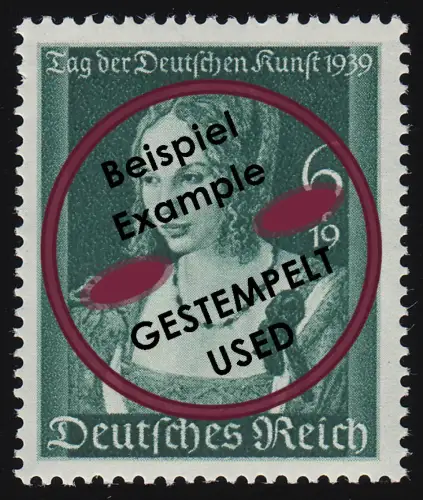 700 Deutsche Kunst 1939, gestempelt O